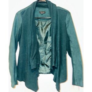 Shinestar Green Suede Women’s Shawl Size S Polyester, Rayon, Spendex